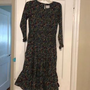 Compañia Fantastica floral midi dress
